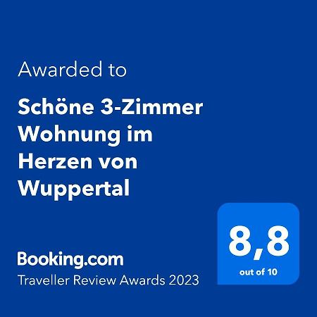 Schoene 3-Zimmer Wohnung Im Herzen Von Wuppertal Kültér fotó
